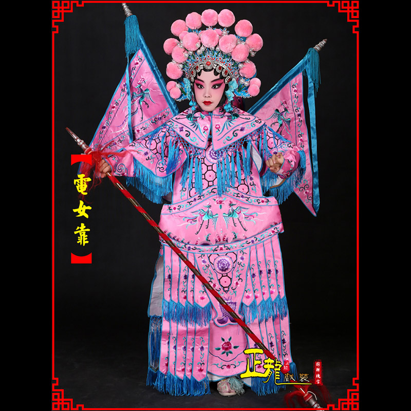 海安京剧戏曲演出服装穆桂英挂帅 电女靠