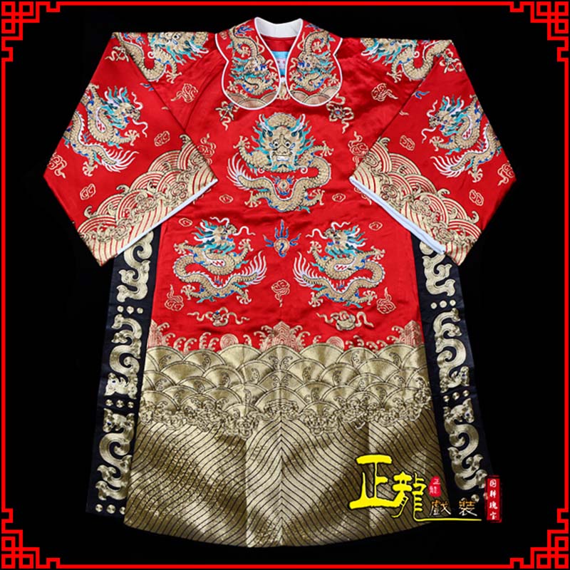 海安皇帝蟒袍全金八宝团龙蟒