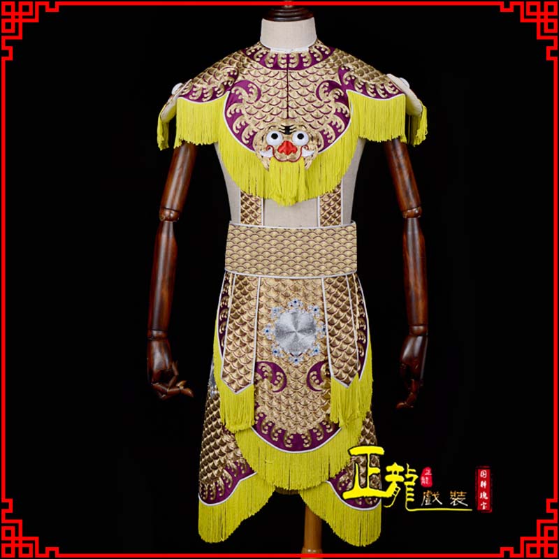 海安武将士兵云肩鱼鳞侉子