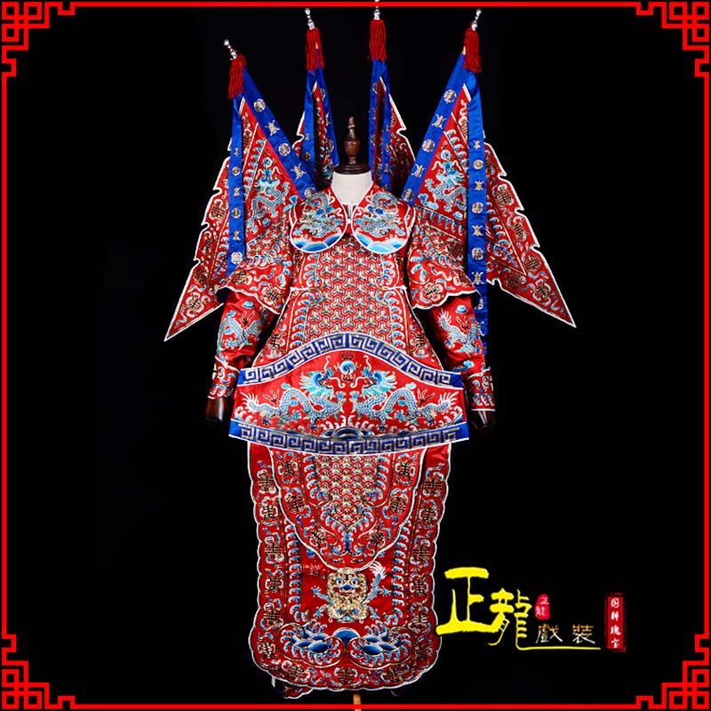 海安武生戏服戏曲武将靠